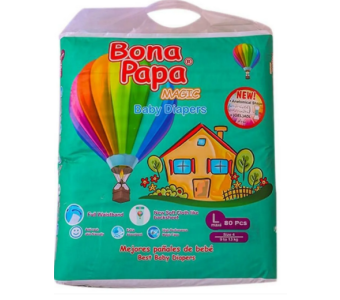 Bona Papa Diapers Magic Jumbo Large 80S