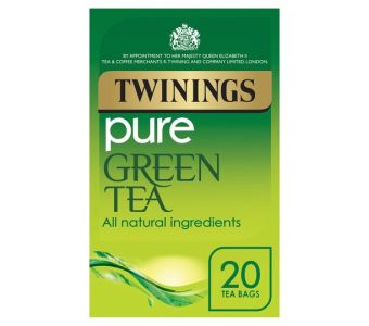 TWININGS Pure Green 20 tea bags