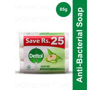Dettol Soothe 85Gm+3