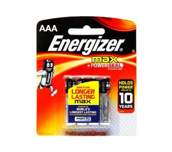 Energizer Max Cell AAA (Pack Of 4)