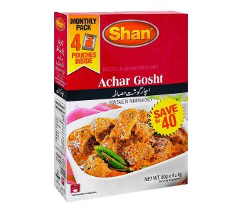 Shan achar gosht masala 50g * 4+5g