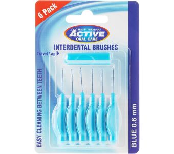 Active Interdental Brushes 6Pcs Orng