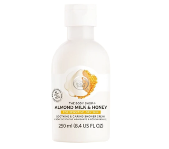 THE BODY SHOP almond milk & honey shower gel 250ml