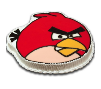 CAKE SHAPE ANGRY BIRD - 2 LBS
