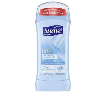 SUAVE Fresh Deodorant Stick Cruely Free