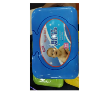 Baby Wipes Blue Large Royal Baby