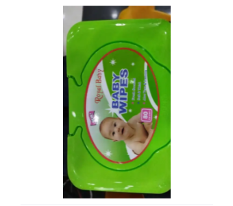 Baby Wipes Green Large Royal Baby