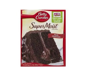 Betty Croacker Cake Mix Dark Chocolate 432gm
