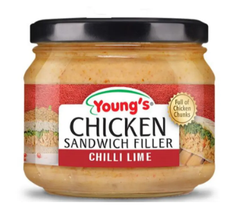 YOUNG`S Chicken Sandwich Filler Chilli Lime 140G