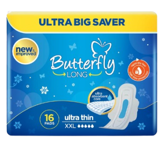 Butterfly Ultra Big Saver Long 18 Pcs