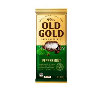 CADBURY - Old Gold Dark Chocolate Peppermint 180g imp