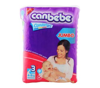 Canbebe Midi3 Jumbo Diapers 64Pcs