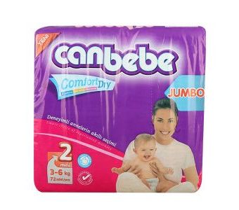 Canbebe Mini2 Diapers 72Pcs