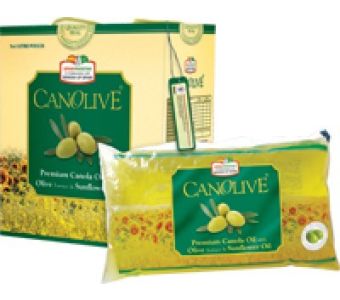 Canolive Premium Canola Oil Pouch 1L 5Pcs Pack