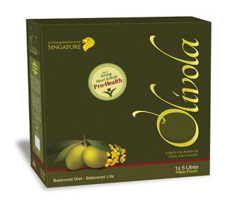 Olivola Canola Oil Liter Pack Of 5 Piece