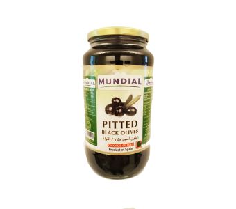 Mundial Pitted Black Olives (At46)