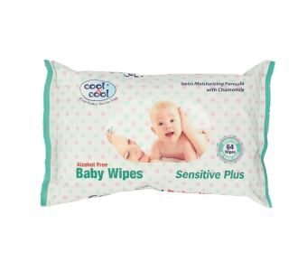 Cool & Cool Baby Sensitive Plus Baby Wipes 64's