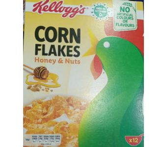 KELLOGS - corn flakes honey & nuts UK 375g