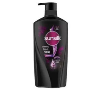 SUNSILK Stunning Black Shine Shampoo (650 ml)