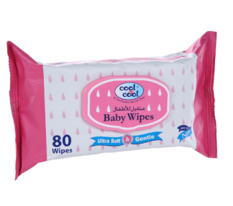 Cool & cool baby wipes 80pices