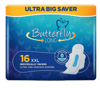 Butterfly Ultra Thin Extra Long Pad 16s