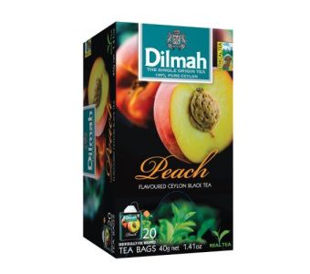 dilmah tea bag peach 30gm