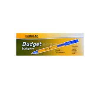 Dollar Budget Ball Pen Blue 10s Box