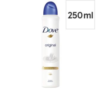 DOVE - antiperspirant body spray invisible care A 250ml