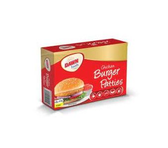 Dawn Chicken Burger Patties 372 Gram 6 Pcs