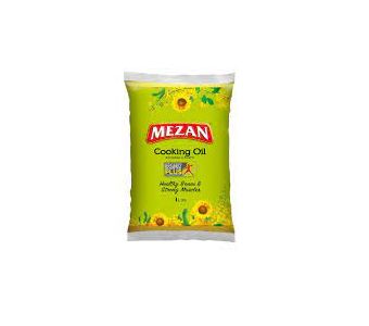 Mezan Cooking  Oil Pouch 1L
