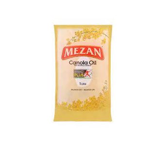 Mezan Canola  Oil Pouch 1L