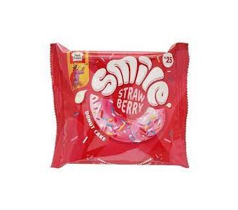 PEEK FREANS Smile Strawberry Donut Cake 1pc