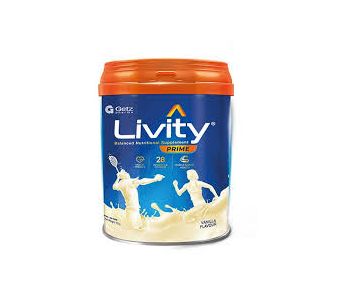 LIVITY PRIME VANILA FLAVOUR 400GM