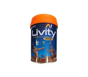 LIVITY PRIME CHOCLATE FLAVOUR 400GM