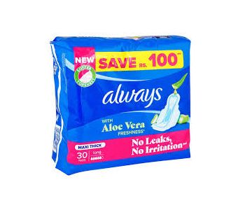 ALWAYS ALOE VERA PADS 30 PCS