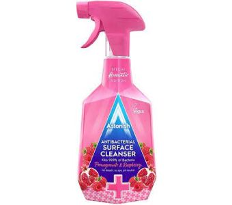 ASTONISH antibacterial pomegranate surface cleaner 750ml