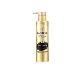 PANTENE - Gold  Series Black and Glossy Shampoo 125 ml