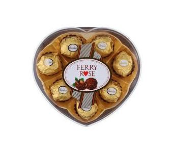 FERRY ROSE Hearts Chocoate - 100g