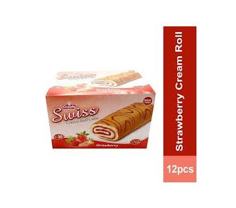 GIGGLY SWISS CREAM ROLL STRAWBERRY