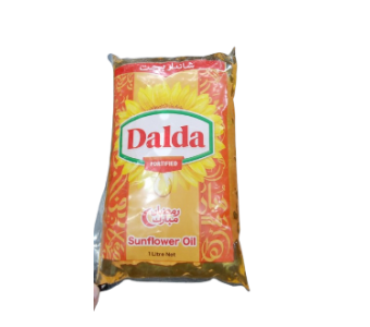 dalda fortified ramzan mubarak sunflower  oil 1 litre