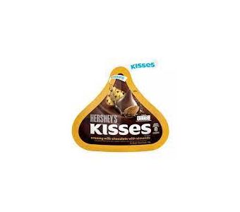 HERSHEY'S Kisses Creamy Milk Chocolate with Almond Mini Pack