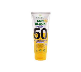 VIBRANT SUN BLOCK 50PA ANTI AGING 150ML