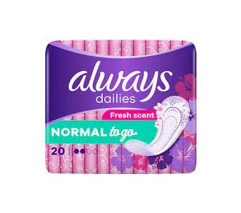 always dialies fresh scent singles normal 20