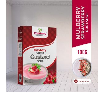 Mulberry - Strawberry Custard 100g