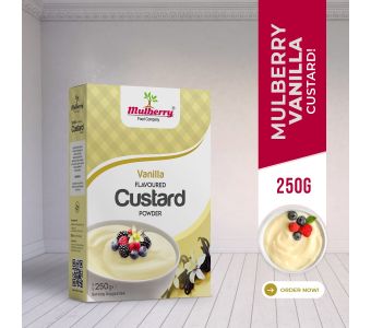 Mulberry - Vanilla Custard 250g