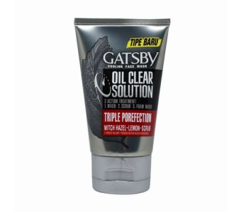 GATSBY Face Wash Oil Clear Solution Triple Perfection 100g
