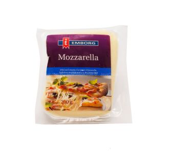 Emborg Mozarella Block Cheese  200g EB