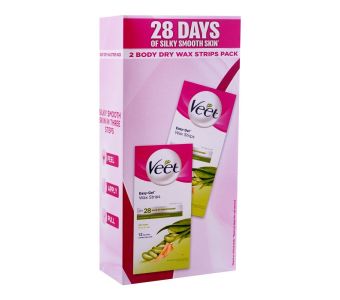 Veet 2Body Dry Wax Strip Pack