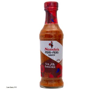 NANDO'S EXTRA EXTRA HOT PERI PERI SAUCE 250G