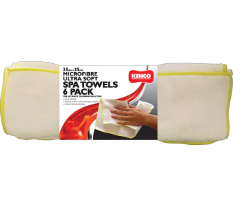 Kenco Microfibre Spa Towels Ultra Soft 6's